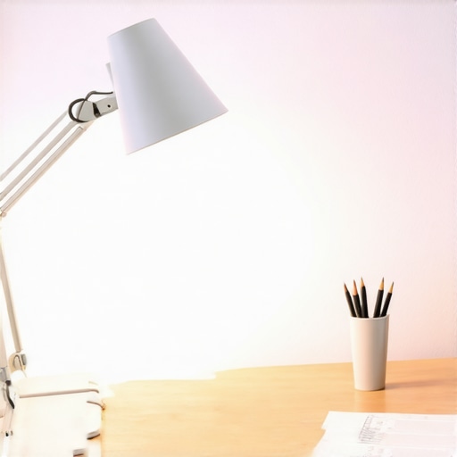 The White T-Shirt Move for Softening Harsh Desk Lamp Light