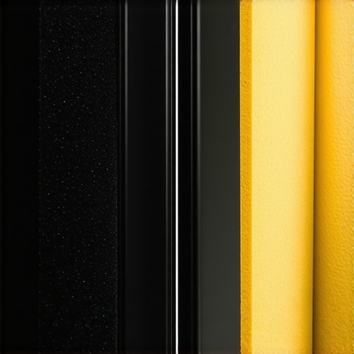 Comparison of thin acoustic foam and dense professional sound treatment panels
