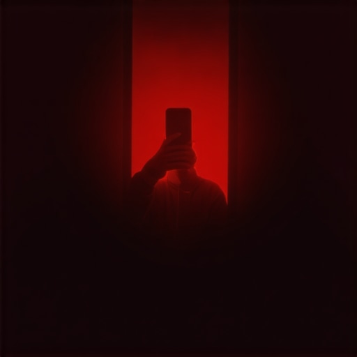 Small LED light providing contrast for camera autofocus in low light conditions