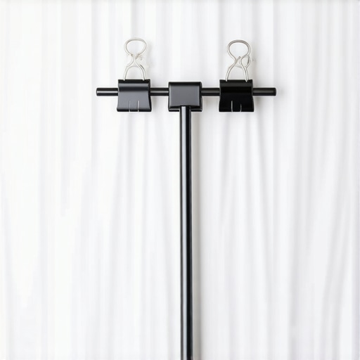 The Binder Clip Trick for Securing Loose Background Cloths
